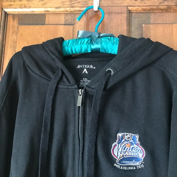 Antigua NHL Winter Classic - Philadelphia 2012 - Flyers v Rangers - Black Zip Up - Picture 4 of 12